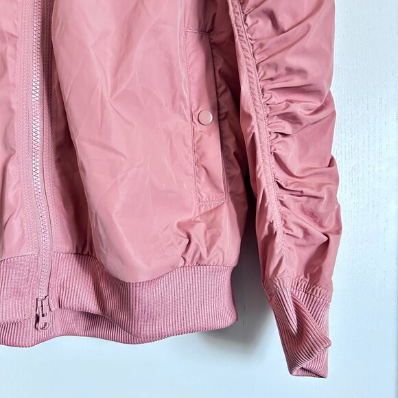 Stella McCartney for Adidas Pink Retro Striped Bomber Jacket - Picture 2 of 8